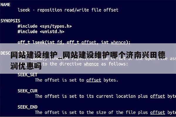 网站建设维护_网站建设维护哪个济南兴田德润优惠吗第1张-网络科技学堂