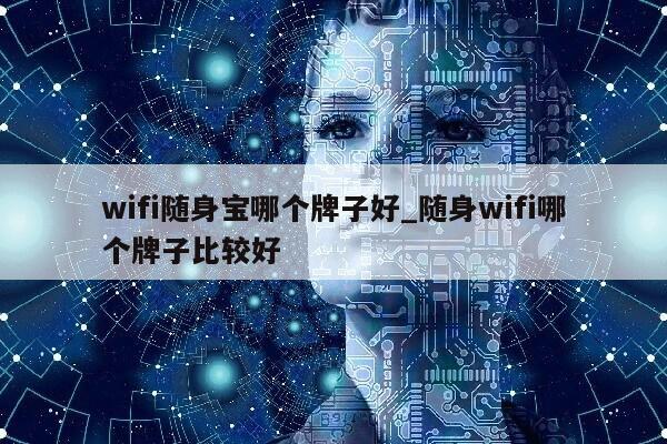 wifi随身宝哪个牌子好_随身wifi哪个牌子比较好第1张-网络科技学堂