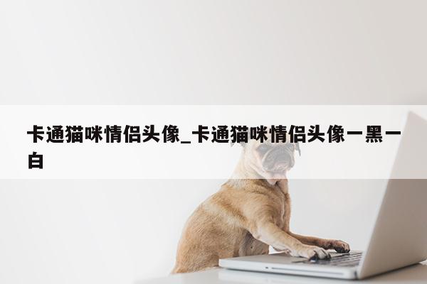 卡通猫咪情侣头像_卡通猫咪情侣头像一黑一白第1张-网络科技学堂