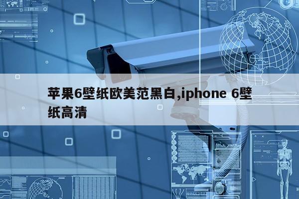 苹果6壁纸欧美范黑白,iphone 6壁纸高清第1张-网络科技学堂