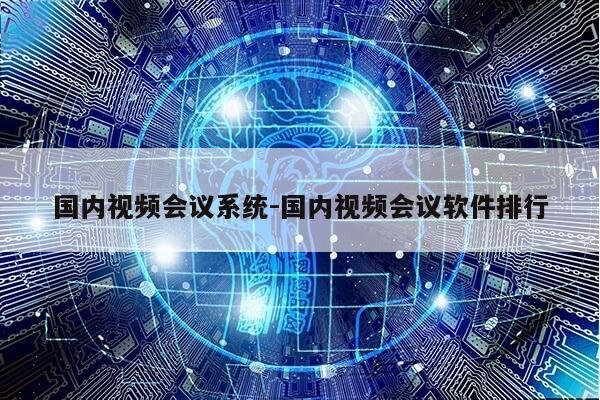 国内视频会议系统-国内视频会议软件排行第1张-网络科技学堂