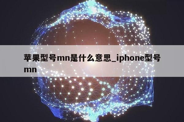 苹果型号mn是什么意思_iphone型号mn第1张-网络科技学堂